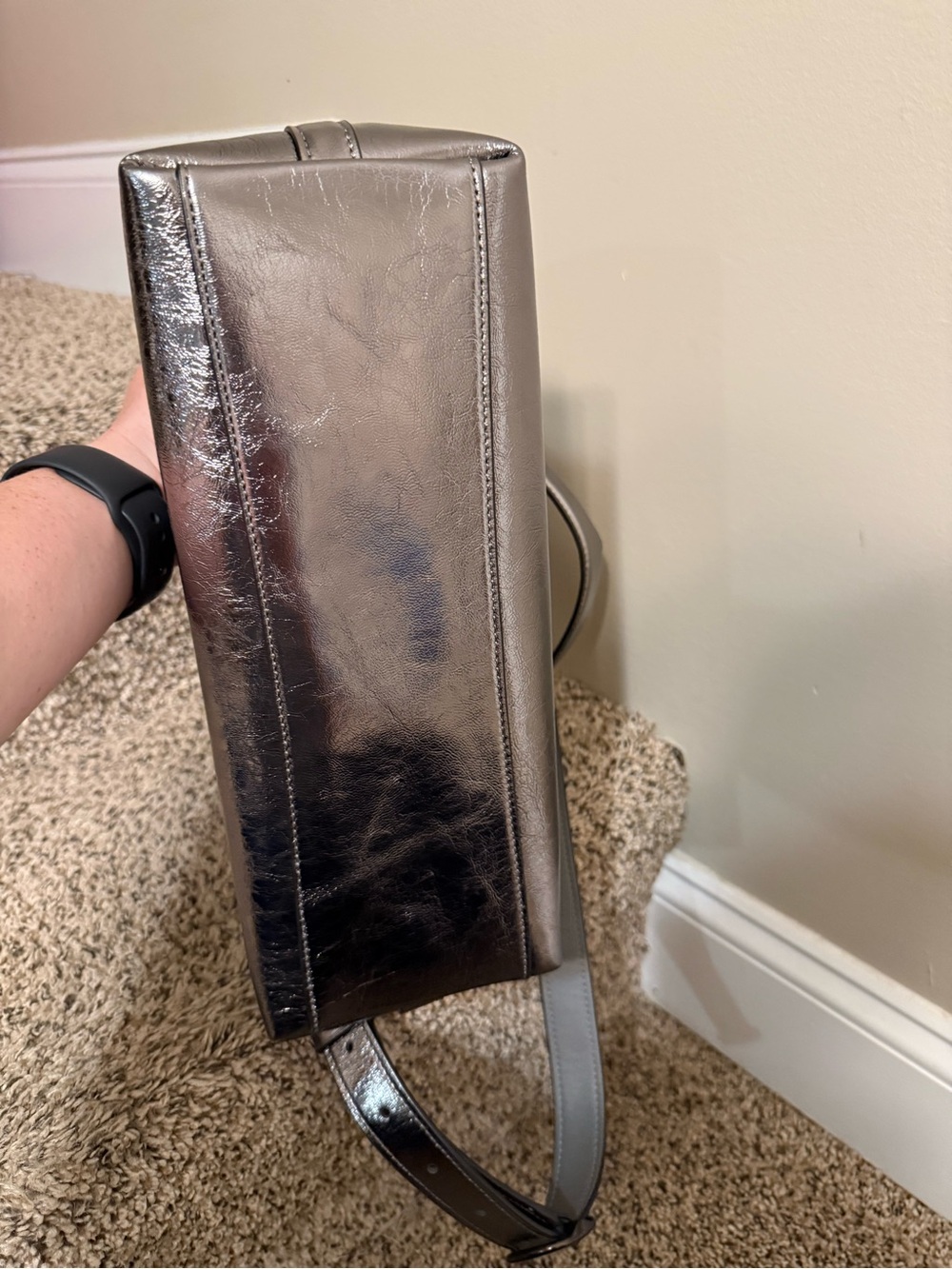 Coach Juliet shoulder bag metallic pewter - Picture 7 of 12